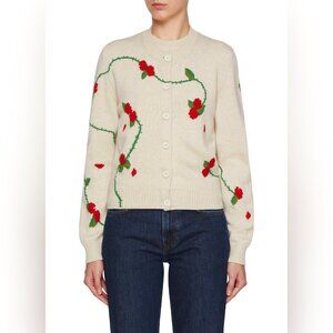 BARRIE English Garden Cashmere Knit Cardigan